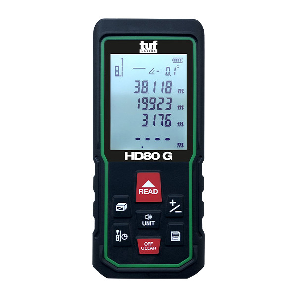 Misuratore Laser TUF HD 80 G